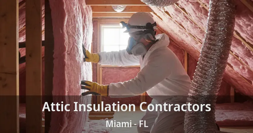 Attic Insulation Contractors Miami - FL
