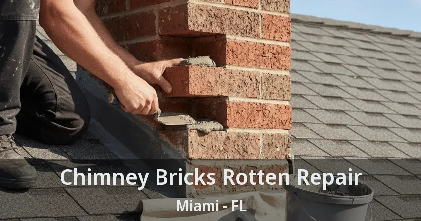 Chimney Bricks Rotten Repair Miami - FL