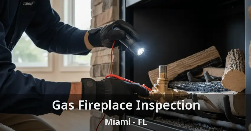 Gas Fireplace Inspection Miami - FL